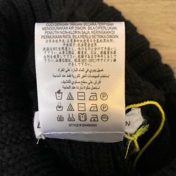 Turtleneck Knit Poncho with Open Sides - Picture 7 of 7